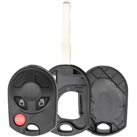 Sianxaido Key Fob Shell Case 3 Buttons Strip Key Form