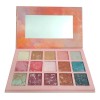 15 Sombras Iluminadores Ojos Maquillaje Marmol Bicolor Combi