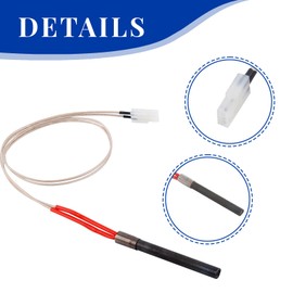 GasSaf Grill Hot Rod Ignitor Kit Replacement for Pit Boss Pellet Grills and Camp Pellet Grills with one Fuses (2 Packs) with 2 Fuses