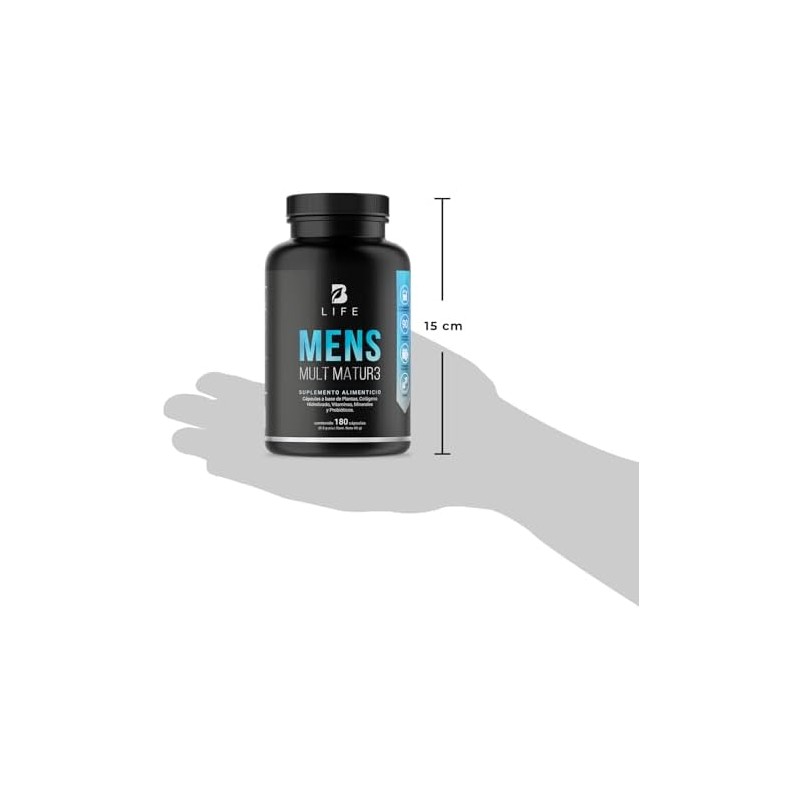 B Life Multivitamínico para Hombre 40 años con 180 cápsulas