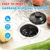 Garbage Disposal Splash Guard 3 3/8 Inch,Rubber Sink Baffle Drain