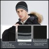 Bodvera Mens Winter Beanie Hat Warm Knit Cuffed Plain Toboggan