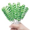 Green Twist Lollipops Individually Wrapped Bulk, St. Patrick's Twisty Lollipop,