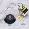 MECCANIXITY Temperature Control Switch 250V, 25A 30-110°C Capillary Thermostat Temperature