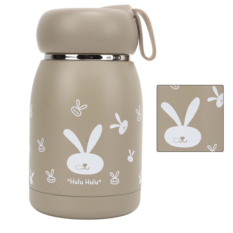Children's Insulation Cup 12oz Double Wall Portable Rabbit Pattern Insulated