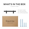 Ravinte 30 Pack 6 Inch Cabinet Pulls Matte Black Kitchen