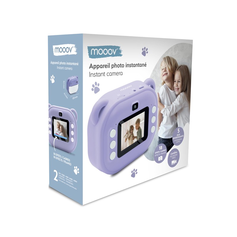 MOOOV 477523 Instant Camera and Kids Camera for Girls Boys