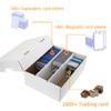 MZONGZI Card Storage Box 2400 Count,Monster 3 Row Storage Box