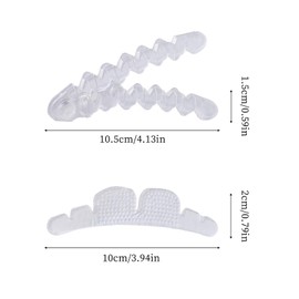 NICENEEDED 6 Pairs Anti Slip Shoe Grips, Invisible High Heel Pads Stickers Sandal Strap Cushion Strips, Silicone Forefoot Heel Grips Non Slip Clear Heel Strap for Women