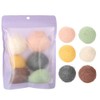 6 Color Water Drop 100% Konjac Wash Face Flutter Natural