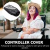 Waterproof Wheelchair Protector Joystick Cover, Adjustable Strap, Transparent Design, Protection