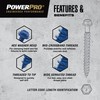 Power Pro Blue Hex Washer-Head Concrete Screw Anchors (3/16" x