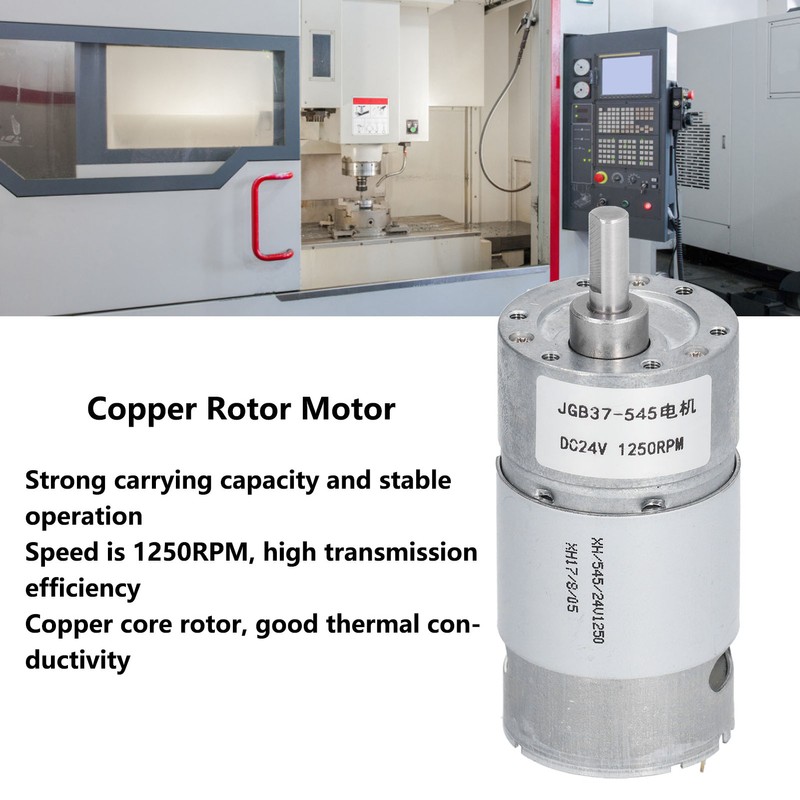 DC24V Gear Motor Copper Rotor with 6mm Eccentric Shaft Micro