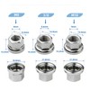 M9 M9.5 (3/8") M10 Stainless Flange Lock Nut, Hex Flange
