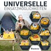NORVOX Outdoor Folding Bowl - 15 L - Yellow Foldable