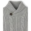 Gymboree Boys and Toddler Long Sleeve Cable Knit Shawl Sweater,