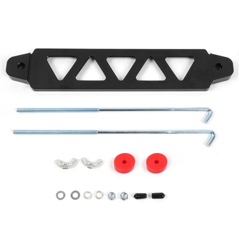 Unbranded Aluminum Universal Car Battery Hold Tie Down Bracket Mount