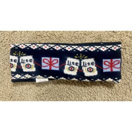 Miller New Miller Lite Christmas Miller Time Holidays Ugly Sweater Reversible Head Band