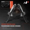 A-Premium Front Driver and Passenger Hood Hinges Compatible with Toyota