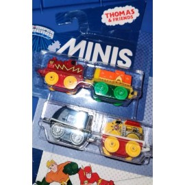 DC Thomas & Friends DC Super Friends Mini Trains 3 Pack Lot (12 Trains) New 2015