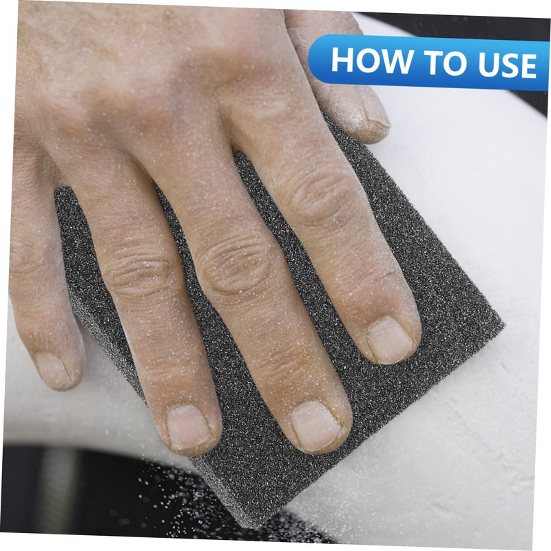Beavorty Practical Polishing Blocks 5pcs Frosted Sponge Blocks Versatile for