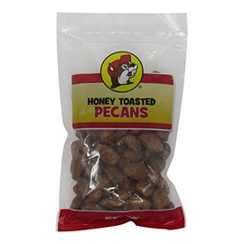 Buc-ees Honey Toasted Pecans in a Resealable Bag, 12 Ounces