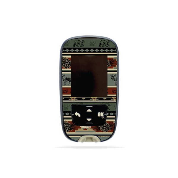 MightySkins Skin Compatible with Accu-Chek Guide - Cabin Stripes |