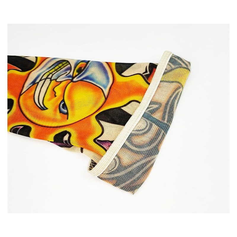 Fake Tattoo Adults Arm Sleeve Evil Sun and Moon (T18)