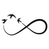 Dopetattoo 6 Sheets Temporary Tattoo Infinity Tattoo Fake tattoos Neck