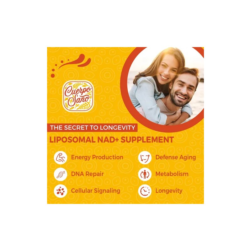 Cuerpo Sano Suplemento Nad 2000mg 120 Cápsulas