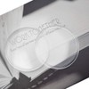 WMYCONGCONG 100 PCS 40mm Coin Storage Container Box Clear Coin