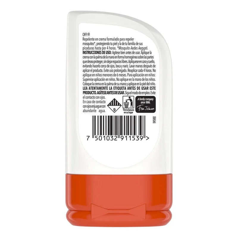 Repelente de Mosquitos en Crema OFF Family 60g