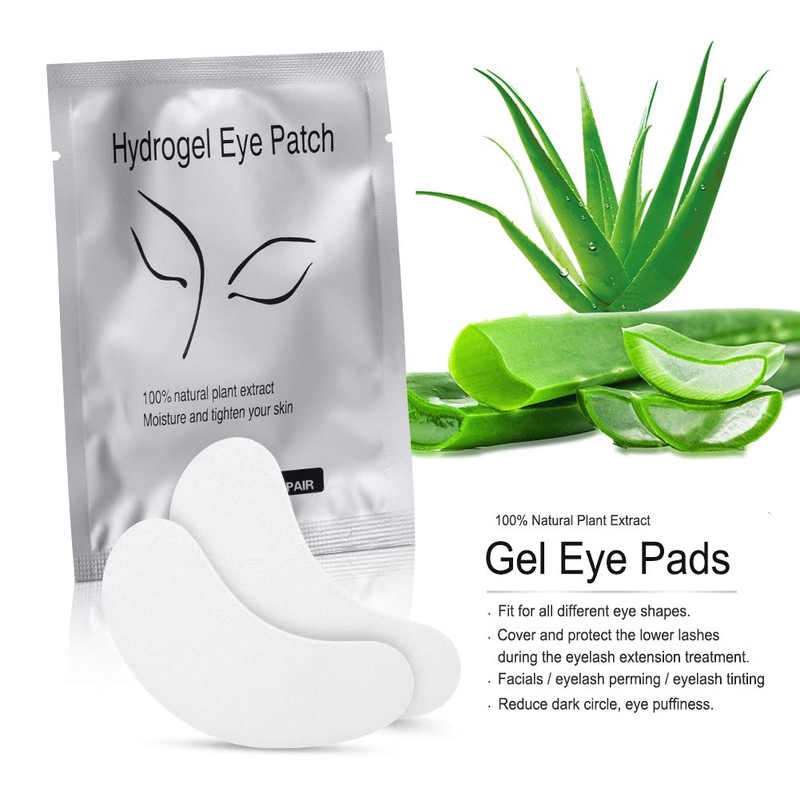 Ocim 100 Pairs Under Eye Pads Lash Extensions,Hydrogel Gel Eye