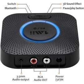 1Mii B06 Plus Bluetooth 5.0 Receiver HiFi Wireless Audio Adapter for Home Stereo