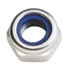 Techtanium® Hexagon Nuts [Self-Locking] M12 Made of A2 Stainless Steel (Pack of 20) | Locking Nuts | Nuts | DIN 985
