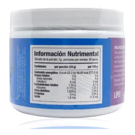 Fibra Lipoblue 3 Botes De 200 Grs En Polvo Probióticos Lipob Sin Sabor