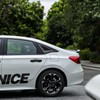 Thenice for 11th Gen Civic Rear Side Window Louvers Racing