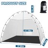 Portable Paint Booth Tent 10x6x6.5FT,Extra Large Paint Booth with Waterproof