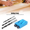 14Pcs Oblique Drill Hole Locator Set 15° Angle Durable Woodworking