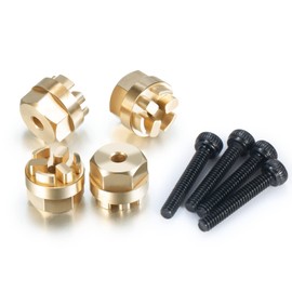 Narrow Hub Adapter for RC Lock Crawler Parts 1:18 RC Car 7mm Fixed Brass Imo Screw Knuckle Combiner Suitable for Kyosho