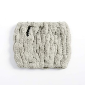 Sanko 24562-0041 2-0041 Hair Band, 5 Times Absorbency Rate of Cotton, Set of 2, Soft Pile, Absorbent, Quick Drying, Modern, Face Washing, Absorbent Towel, Gray, Approx. 5.9 x 7.9 inches (15 x 20 cm), Cute