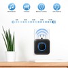 Bitiwend Wireless Doorbell, Waterproof Wireless Doorbell, 2 Transmitters and 3