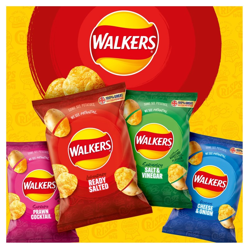 Walkers Crisp Classic Variety, 25g (6 Pack)