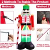 TURNMEON 14 Foot Giant Christmas Inflatables Nutcracker Soldier Outdoor Decorations