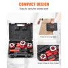 VEVOR Ratchet Pipe Threader Kit with 3 Dies, 1/2" NPT,