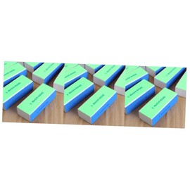 Healeved 3sets Washable Nail Buffing Block Sponge Nail Files Shiner Buffer Block 10pcs*3
