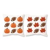 TAJWE Fall Pillow Covers 18x18 Inch Set of 2 Pumpkins
