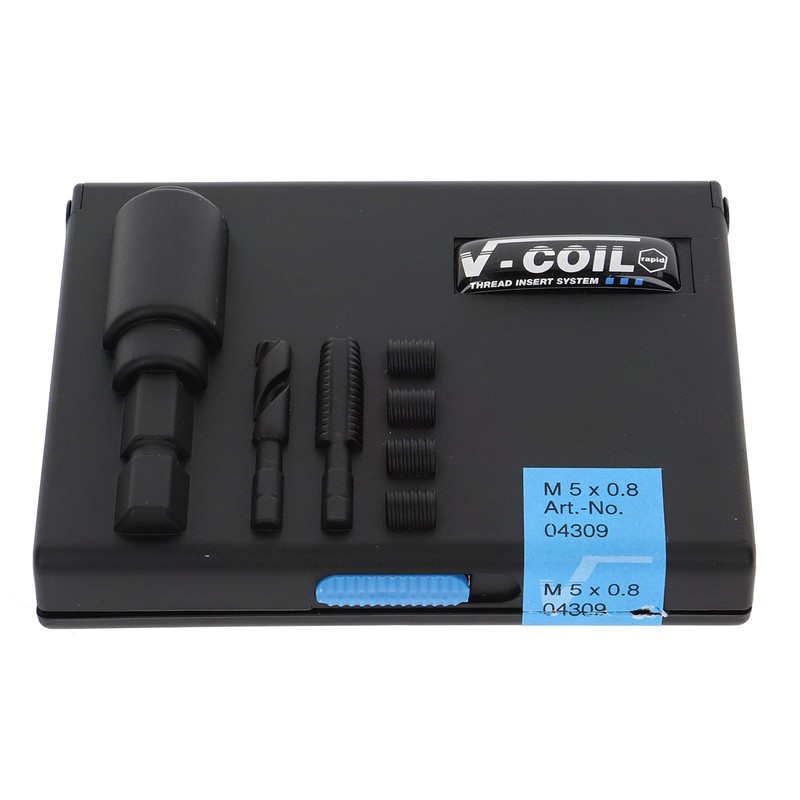 V-Coil 4309 "Rapid" Thread Repair Kit, Multi-Colour, Size M5