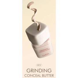 LUNA Grinding Conceal Butter 10g & Finger Puffs with Pouch Set 4items, Color:01 Salmon Beige