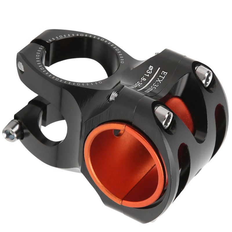 CANSUCC 31.8/35mm Bike Handle Stem Riser Short Handle Stem Aluminum